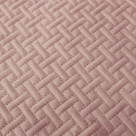 Pohovka LIVIA, kulatá na dřevěné trojnožce,  ø 48 × 40 cm, starorůžová — Náhled 4 z 6