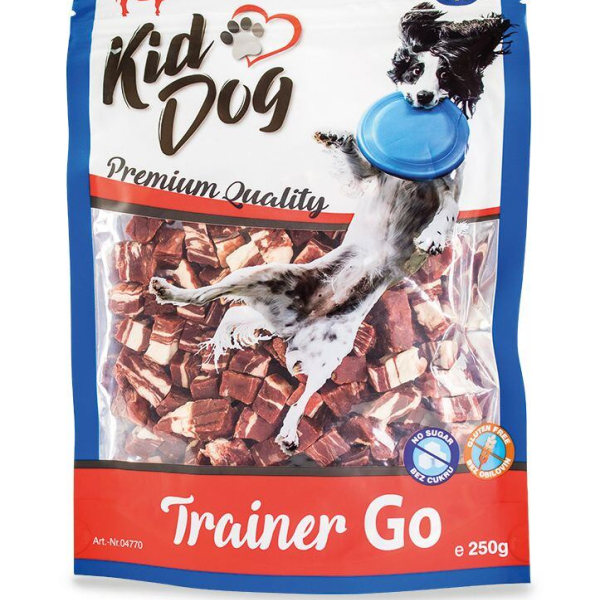 KIDDOG TRAINER GO mini hovězí kostičky 250 g