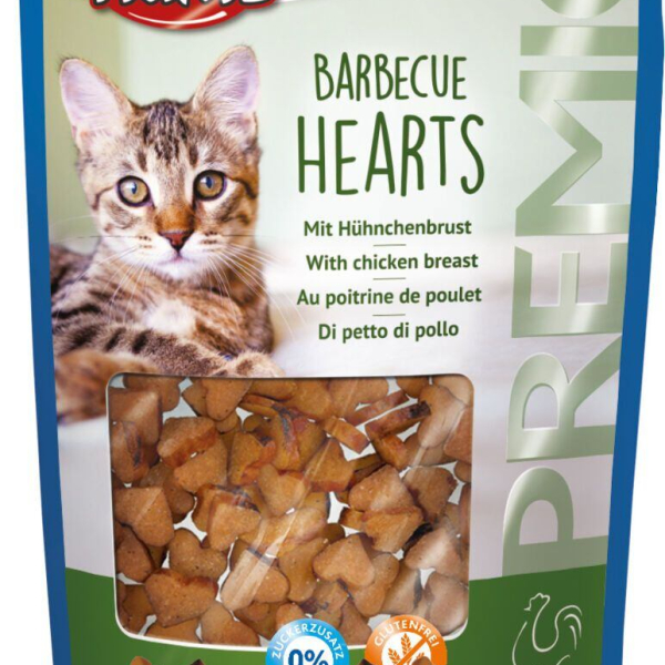 Premio BARBECUE HEARTS s kuřecím, grilovaná srdíčka 50 g