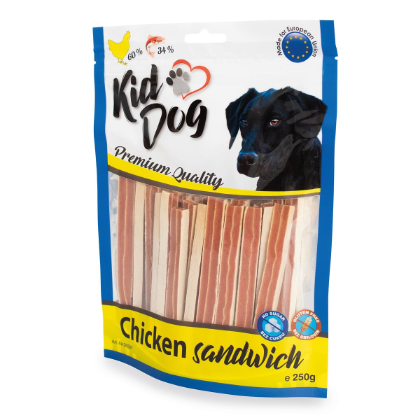 KIDDOG kuřecí sendvič s treskou