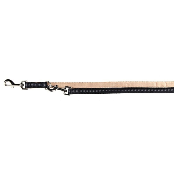 Vodítko SOFTLINE ELEGANCE prodlužovací (L-XL) 2,00 m - bronzovo/černé DOPRODEJ