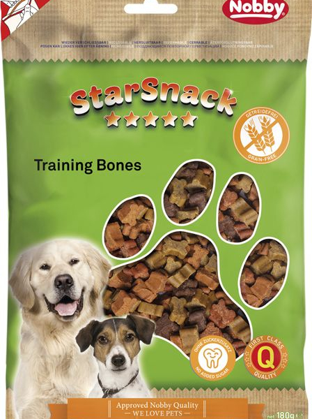Nobby StarSnack Training Bones GRAIN FREE pamlsky 180g