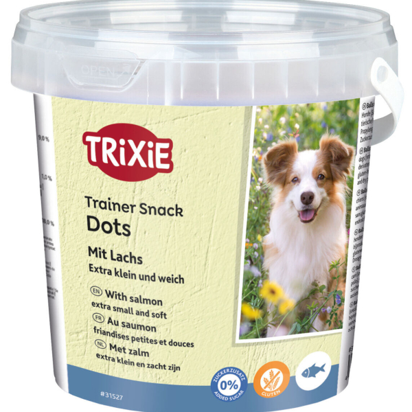 Soft Snack Mini Trainer Dots, miniválečky s lososem, 500g kyblík