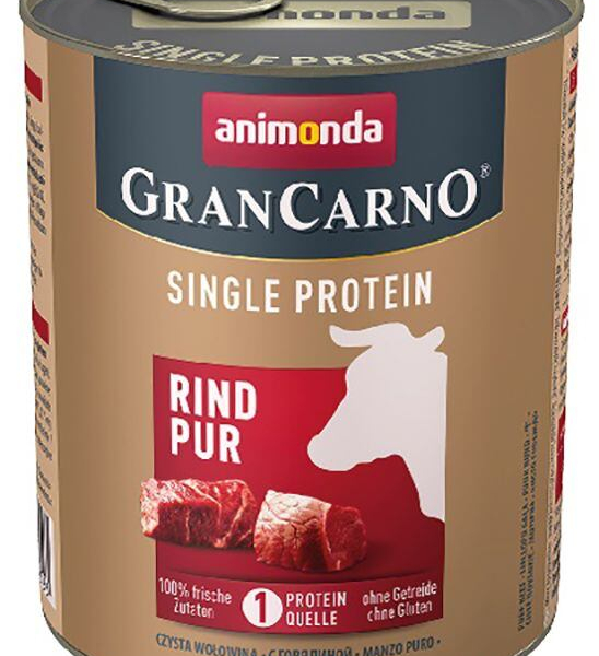GRANCARNO Single Protein čisté , konzerva pro psy