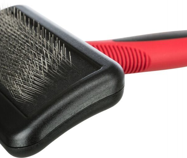 Jemný kartáč, tenké drátěné štětiny, plastová rukojeť, 7