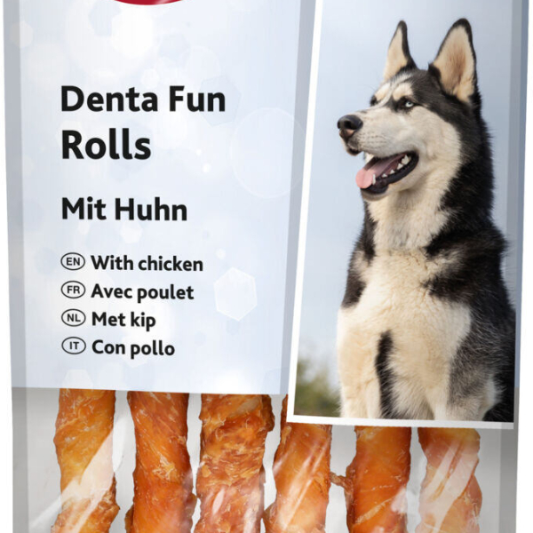 DENTAfun-tyčinka svázaná kuřecím masem