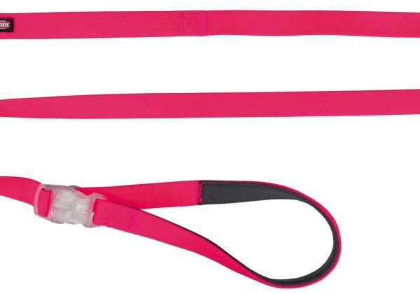 Neonové vodítko se svítící karabinou S-L 1,2-1,8m/25mm - DOPRODEJ (RP 2,10 Kč)