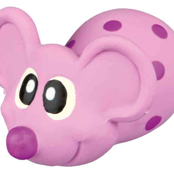 Latexová myška různé barvy, plněná 8 cm
