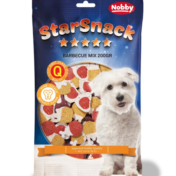 Nobby StarSnack Barbecue Mix pamlsky pro psa 200g
