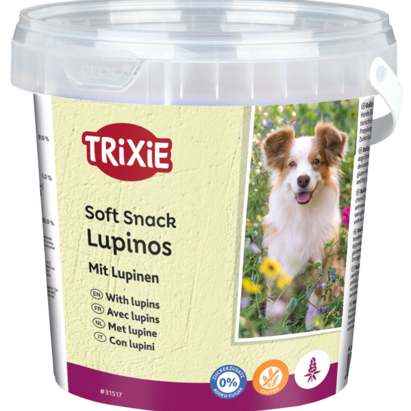 Soft Snack LUPINOS - bezlepkový snack, kyblík 500 g