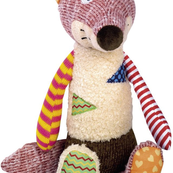 Nobby hračka pro psy liška s pískátkem 33 cm