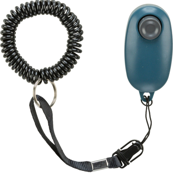 Clicker jemný mechanismus se zvukem na výcvik, s poutkem