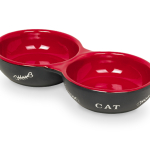 Nobby Cat keramická dvojmiska 22 cm 2x130ml — Náhled 3 z 4