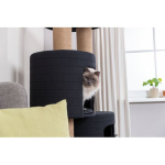 XXL škrabadlo TEITES, 148 cm, 2 iglů, robustní sloupky, černá — Náhled 6 z 6
