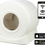 Samočistící SMART toaleta pro kočky, 53 x 55,5 x 52 cm, bílá (RP 7,40 Kč) — Náhled 2 z 6