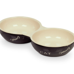 Nobby Cat keramická dvojmiska 22 cm 2x130ml — Náhled 2 z 4