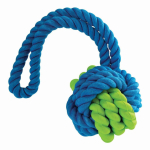 Kombinovaný Monty míč přírodní guma a bavlna s poutkem 31cm HipHop — Náhled 3 z 3