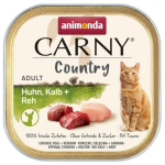 ANIMONDA CARNY Country Adult kuře, telecí a zvěřina, paštika pro kočky — Náhled 4 z 6