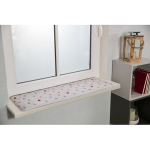 Xmas NIVIA mat, vánoční plyšová odložka na parapet, 90 x 28 cm, krémová — Náhled 6 z 6