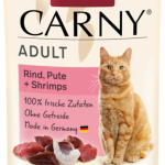 Carny Adult 85 g hovězí, krůta+ráčci, kapsička pro kočky — Náhled 3 z 6