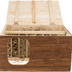 Natural Living přírodní dř. domek HILKE s jesličkami 40x23x32 cm — Náhled 6 z 6