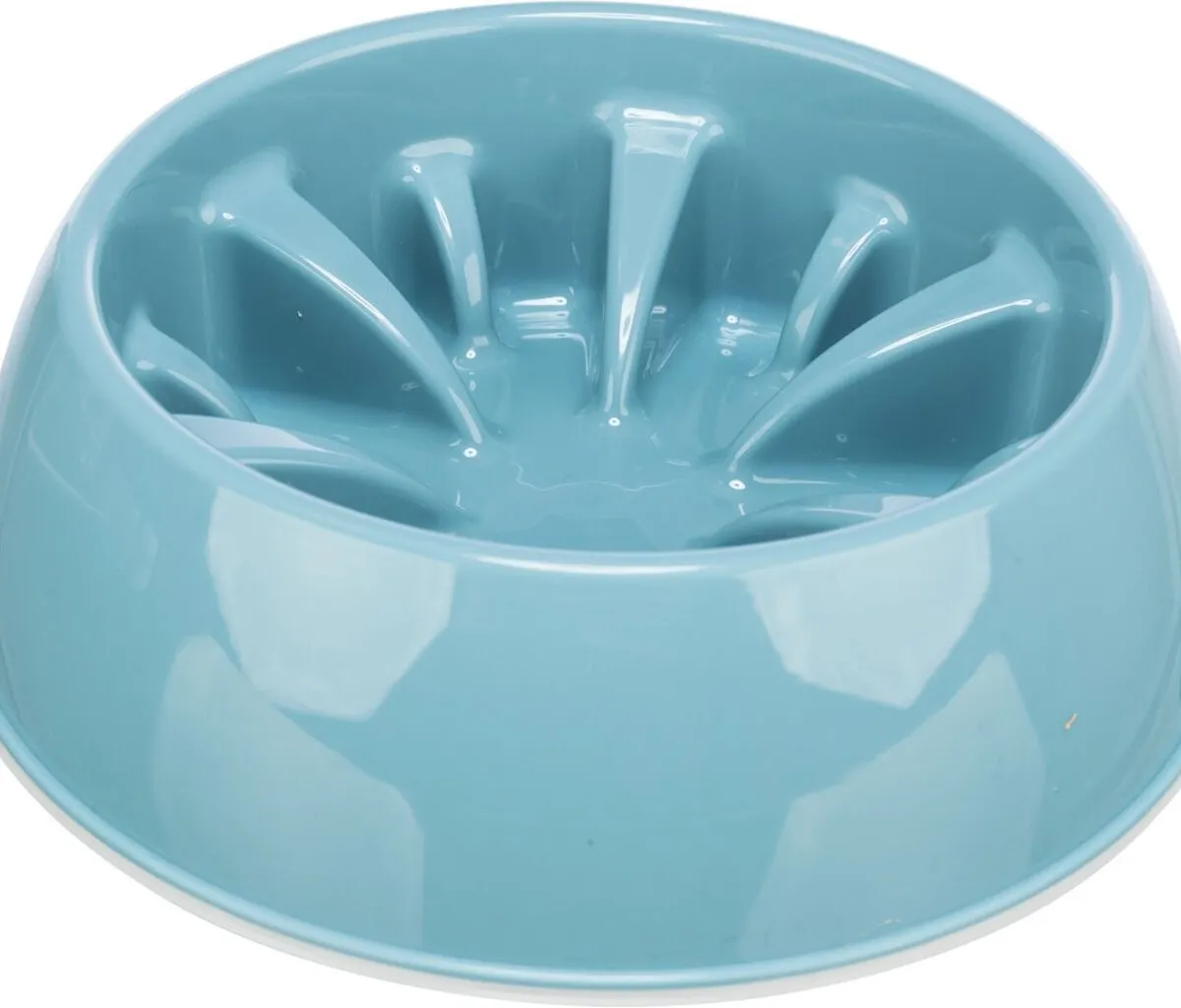 Miska k pomalému krmení, design slunečnice, 0,3 l/ø 16 cm, plast/TPR