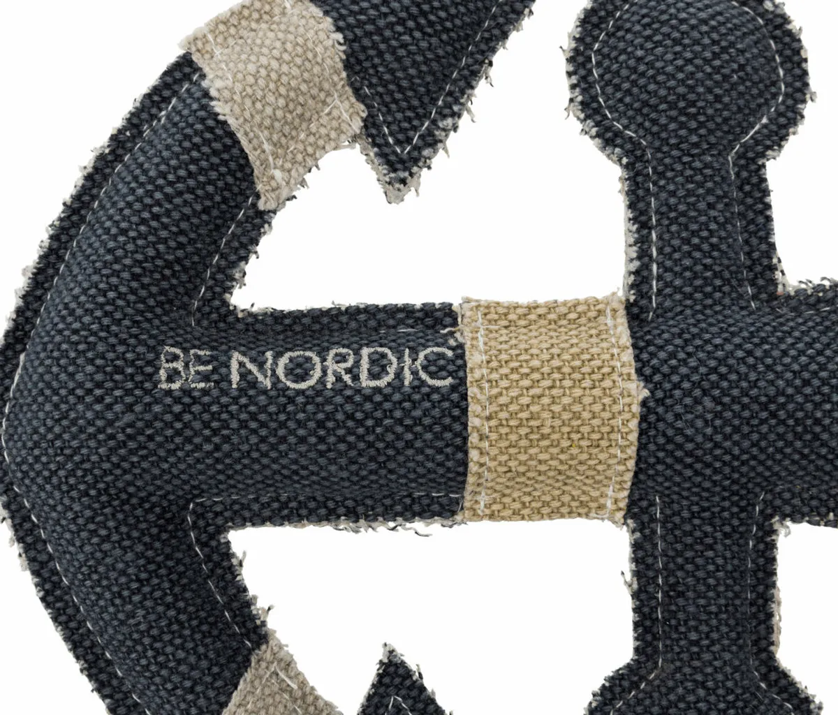 BE NORDIC kotva se zvukem, tkanina/lano, 25cm