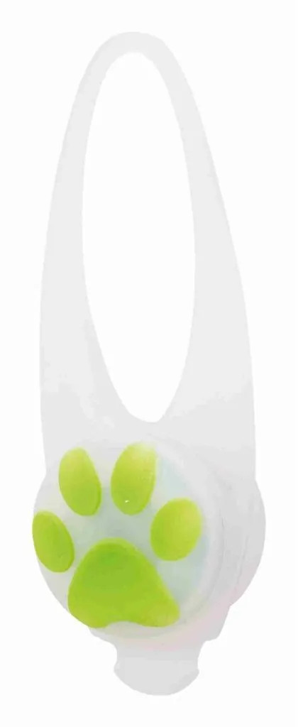 Flasher blikačka pro psy 2,4 cm / 8 cm bílá/barevná tlapka (RP 2,10 Kč)