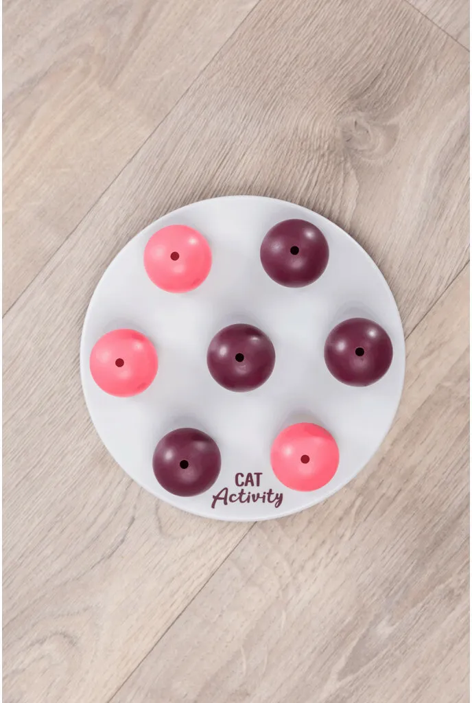 Cat Aktivity SOLITAIRE - zábavná deska se 7 míčky 20 cm