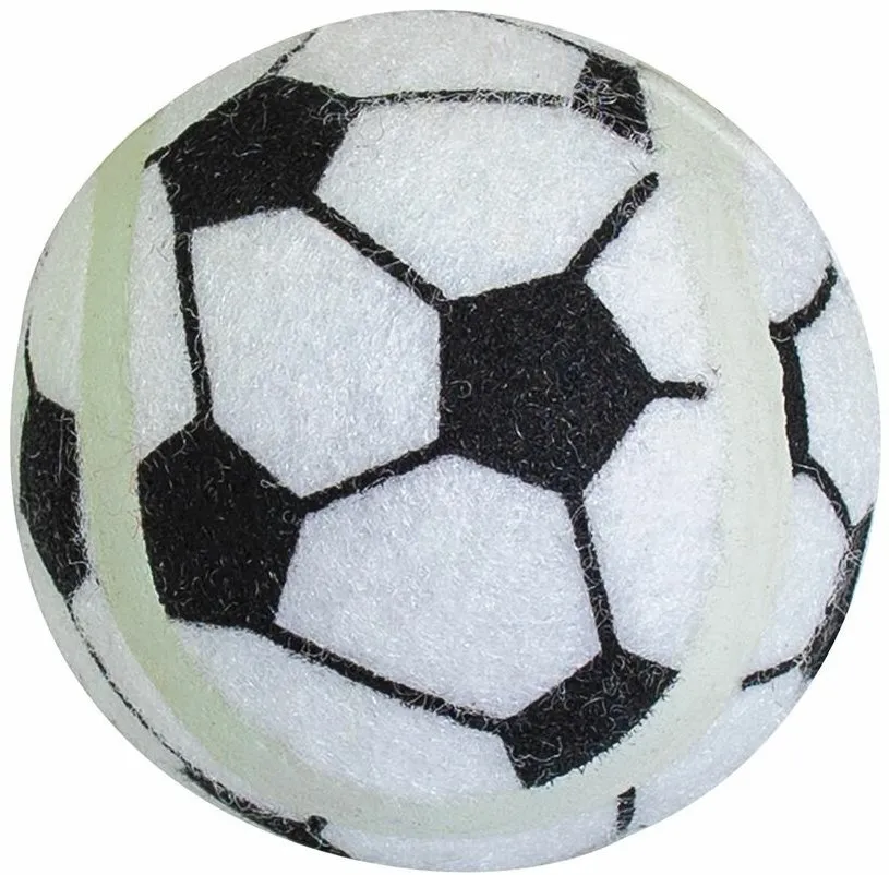 Balení-tenisový míč sportovní pískací 6,5 cm HIPHOP DOG (3 ks v bal.)