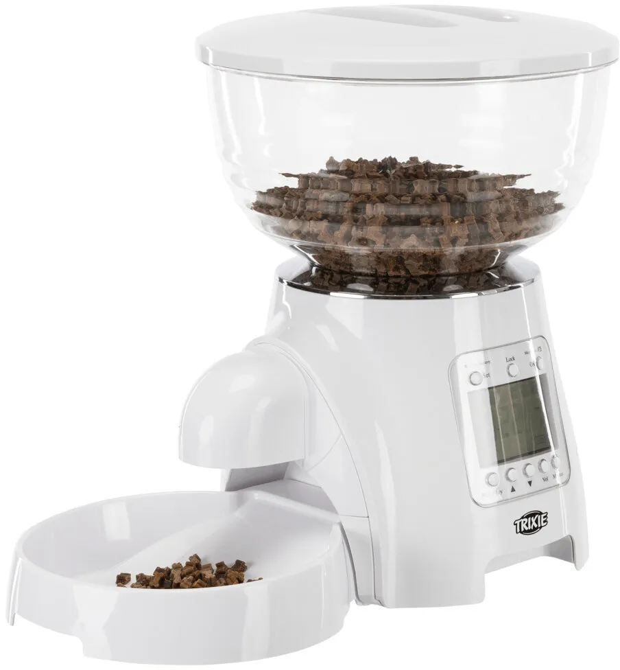 Automatické krmítko TX7, zásobník na 5 l, 5 dávek 40x26x34cm (RP 2,90 Kč)