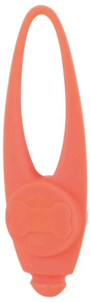 Blikací svítítko na obojek pro psy, silikonové,barevné 8cm (RP 2,10 Kč)