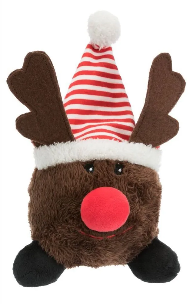 Vánoční plyšový míček Santa Claus/Sob/Sněhulák 18–29 cm