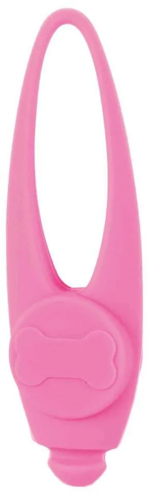 Blikací svítítko na obojek pro psy, silikonové,barevné 8cm (RP 2,10 Kč)