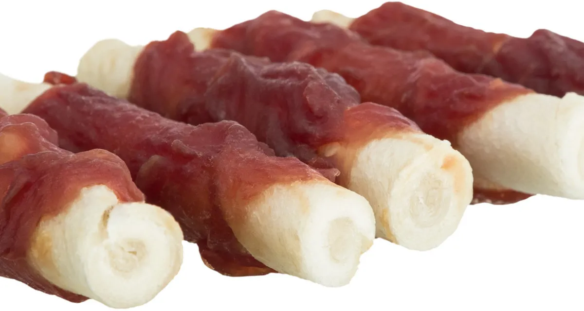 DENTAfun MINI žvýkací tyčinky s kachním masem 6 cm 120 g