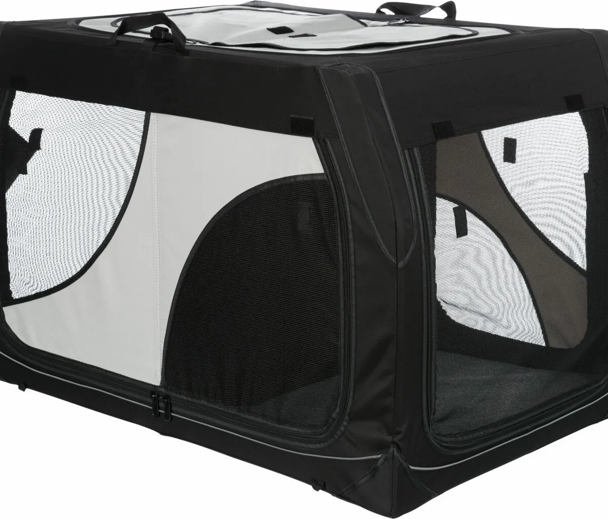 Transpor.nylon. box Vario DOUBLE 91x60x61/57 cm černo-šedý