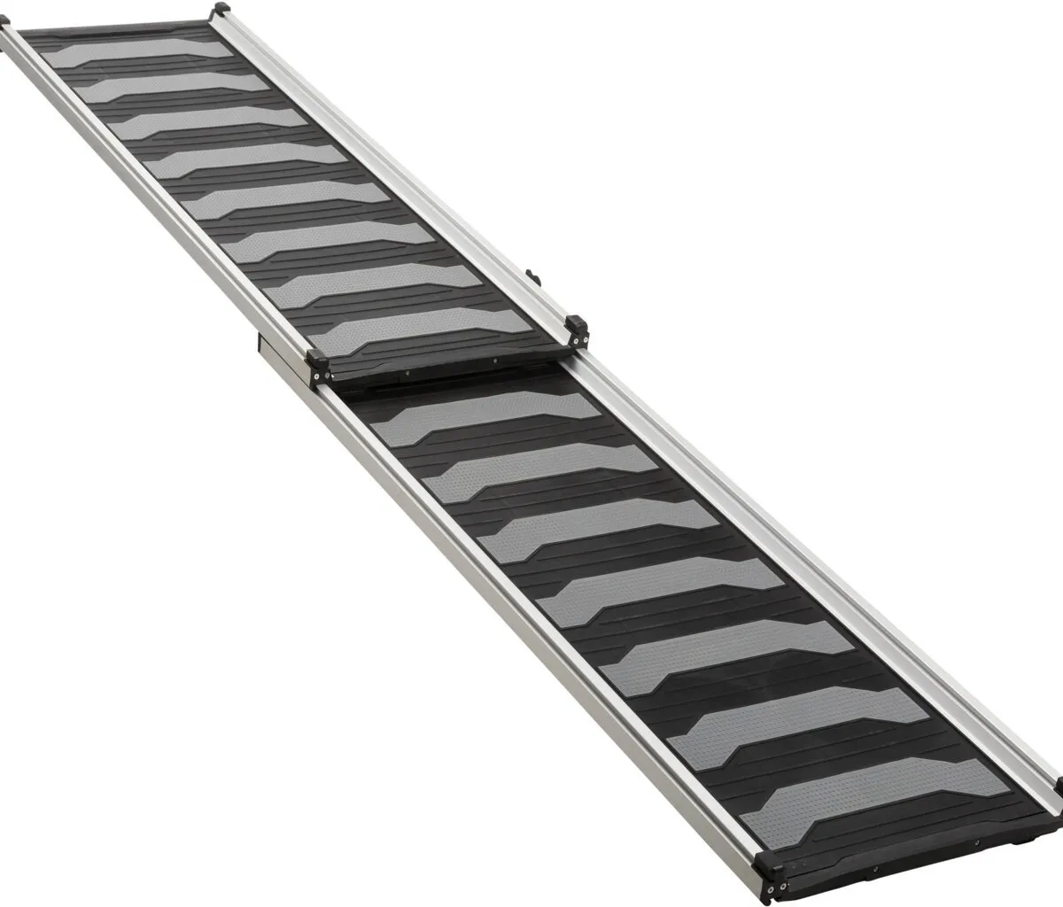 PetWalk teleskopická lávka, 40x120-170cm, 6,2kg, černá/šedá - DOPRODEJ