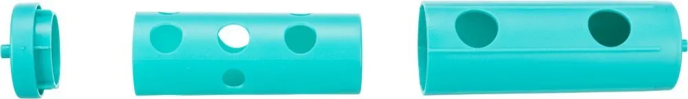 ACTIVITY Snack Roll, válec na pamlsky, hračka pro hlodavce, 19 x 12  x 11 cm, šedá/tyrkysová
