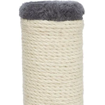 Škrabací sloupek BATRES, 9 cm / 62 cm, platinově šedá
