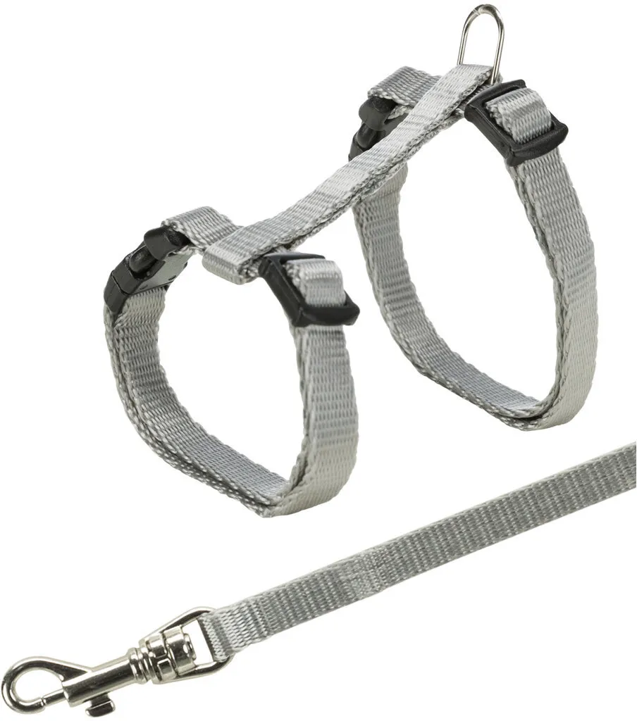 Nylonový postroj pro koťata jednobarevný 19-31cm/8mm TRIXIE