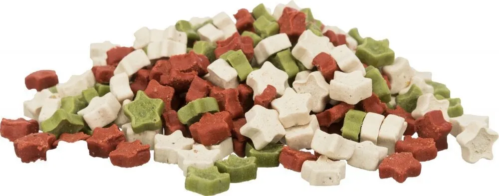 Vánoční hvězdičky s jehněčím, pamlsek pro kočky, 140 g