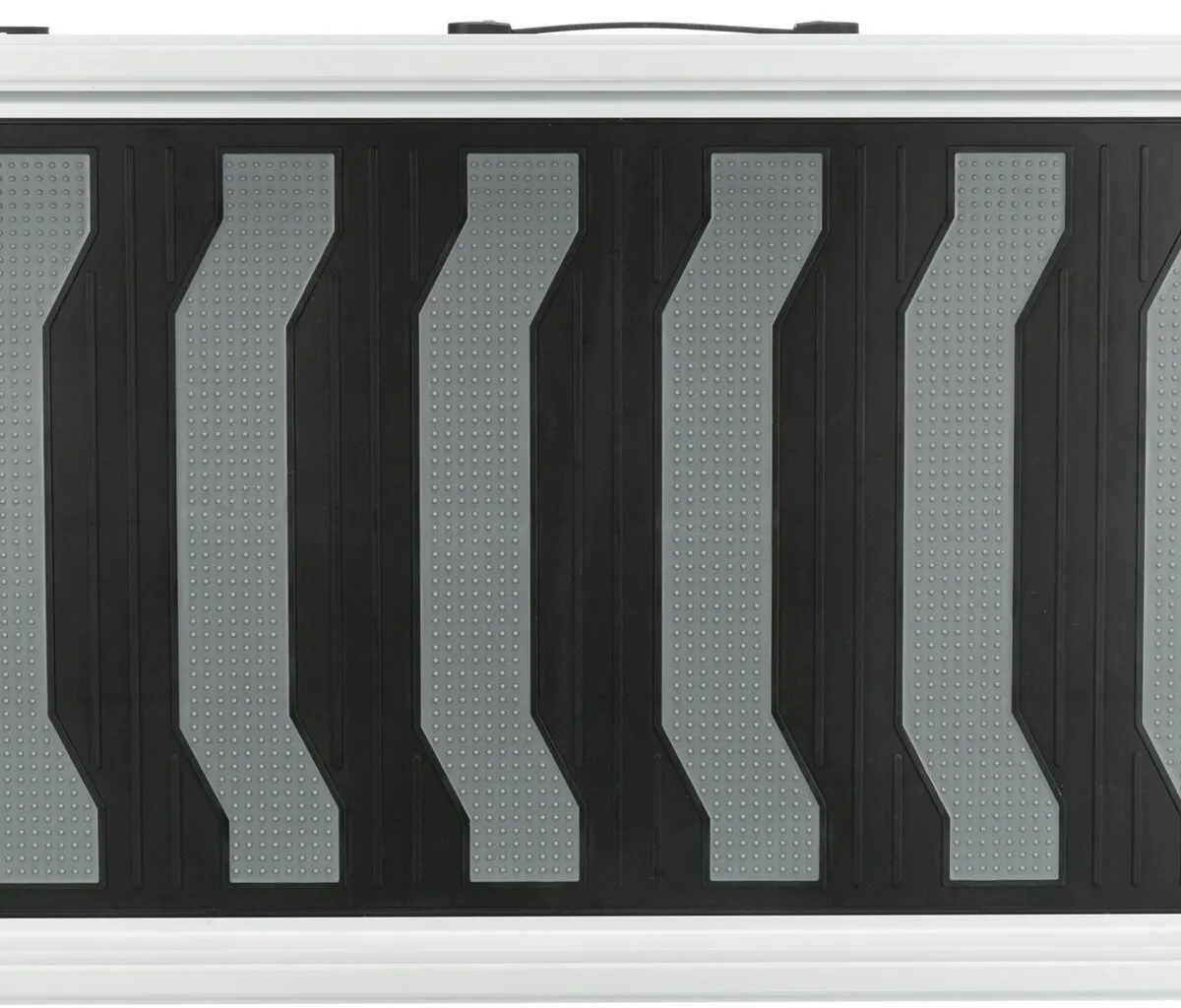 Rampa, 3-dílná, skládací, 40x78-175cm, 6,8kg, černá/šedá