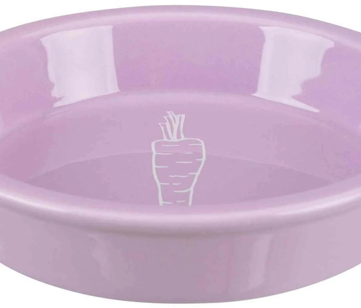 Keramická miska s motivem mrkve pro králíky 200 ml/14 cm