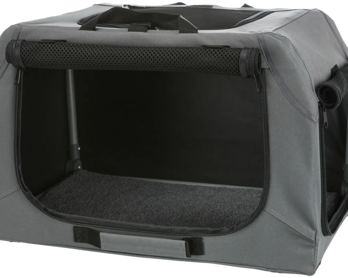 Skládací cestovní box EASY, XS-S: 50 x 33 x 36cm, šedý
