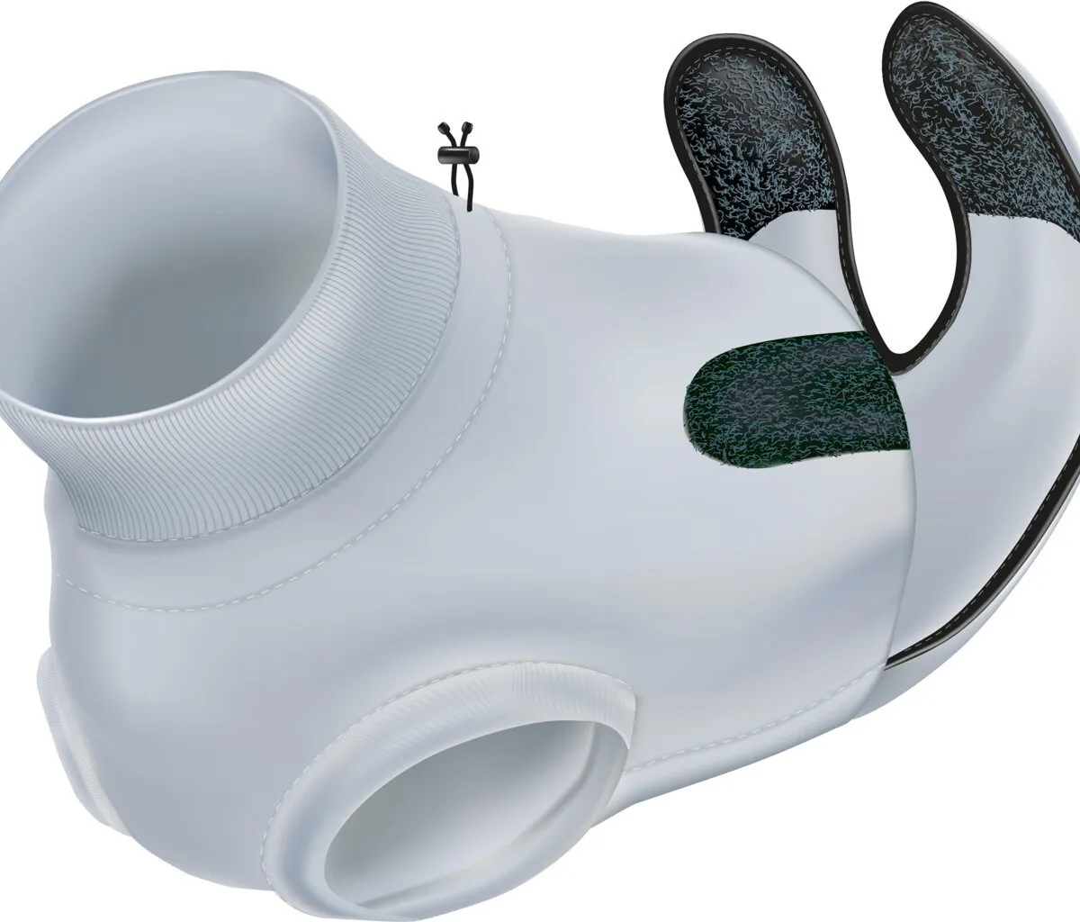 Ochranné body pro kočky, S-M, 32-36 cm, šedá