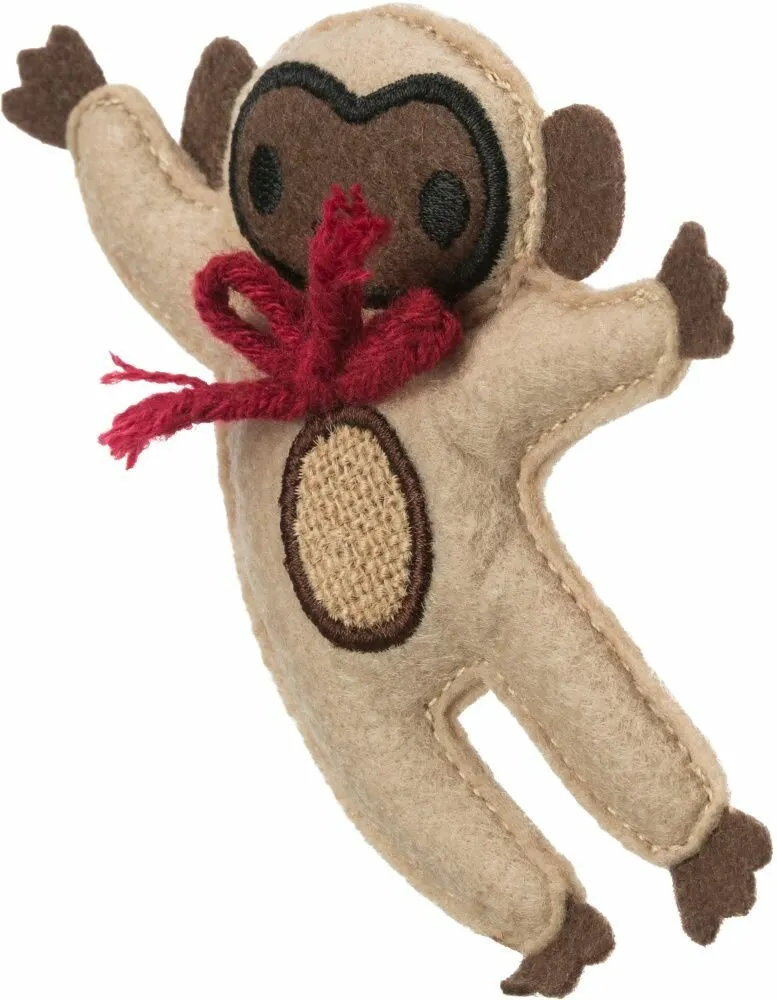 MONKEY - opice, hračka pro kočky s katnipem, 12 cm, plsť
