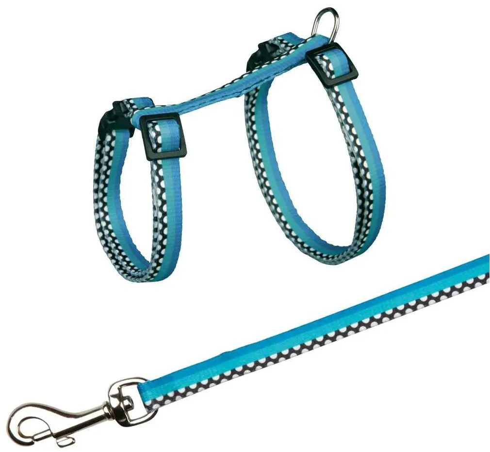 FRESHLINE postroj s vodítkem pro kočku 27-45cm/10mm/1,2m