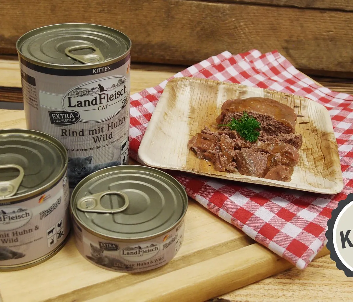 Landfleisch Cat Kitten Pastete hovězí, kuře, zvěřina