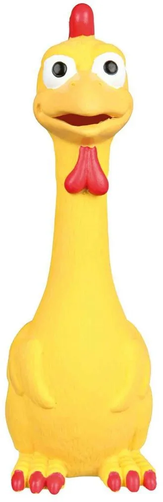 Pták latexový, stojící (různé barvy, motivy) 20 cm