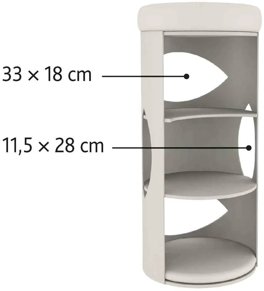 Škrábací válec pro kočky TOWER GRACIA béžový 38 cm/85 cm